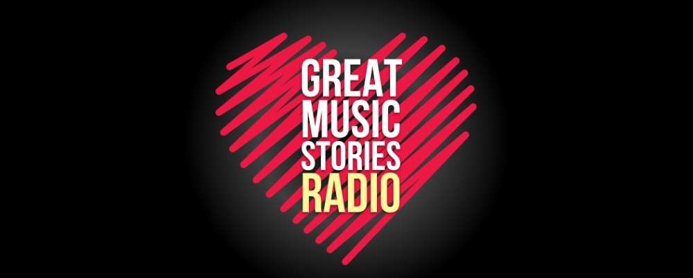 Radio broadcaster promoting rock music