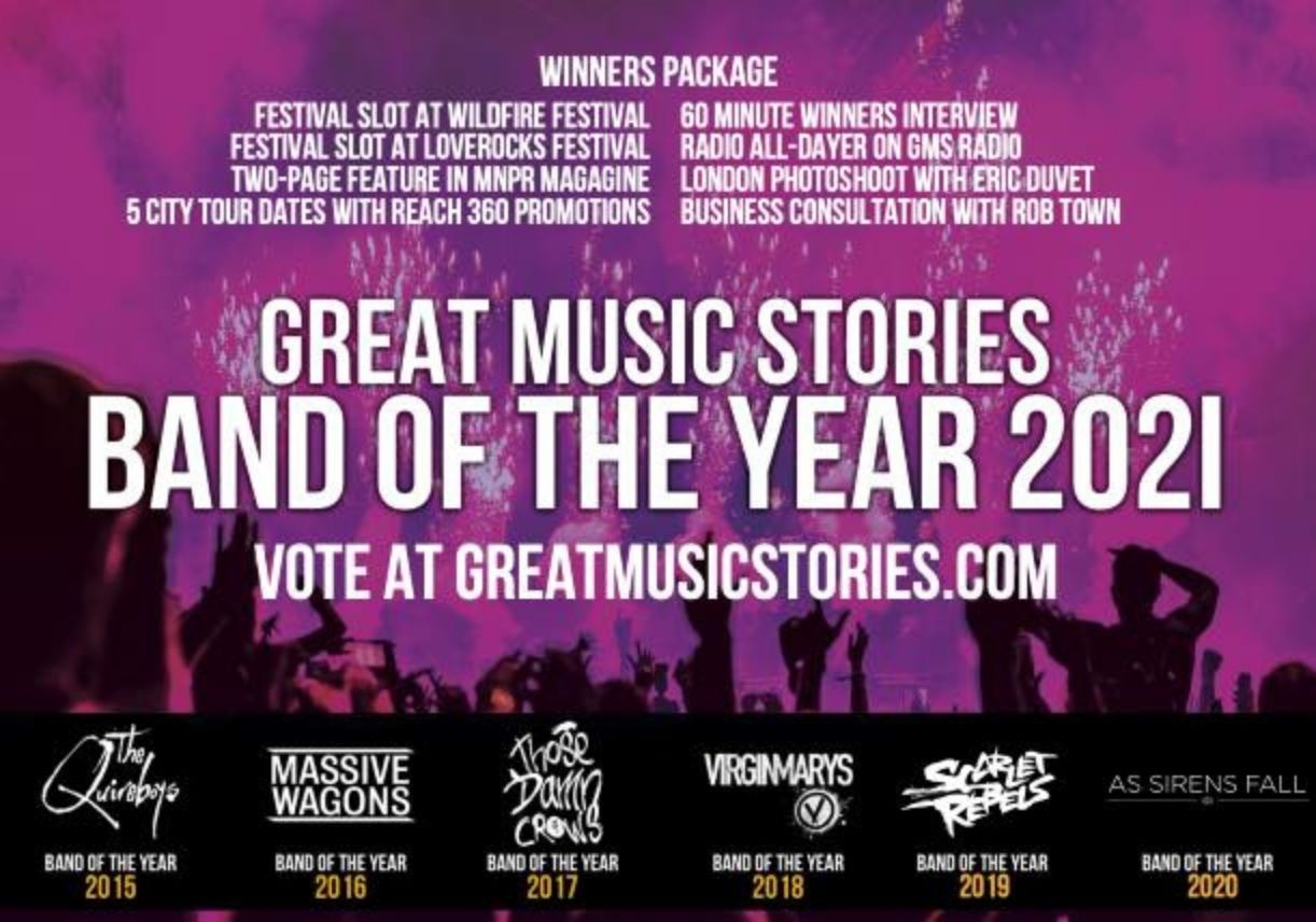 Band of the Year 2021 Great Music Stories