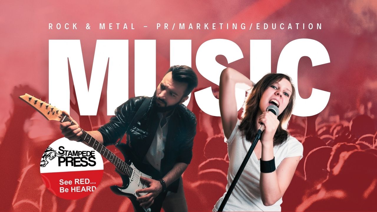 Credible Qualified Rock Metal Music PR Marketing for bands and artists by Stampede Press