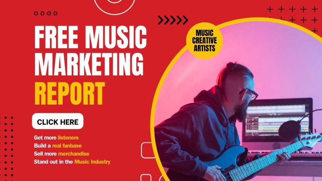 get a free music marketing report that can help you grow a fanbase and get noticed by a music manager and booking agent