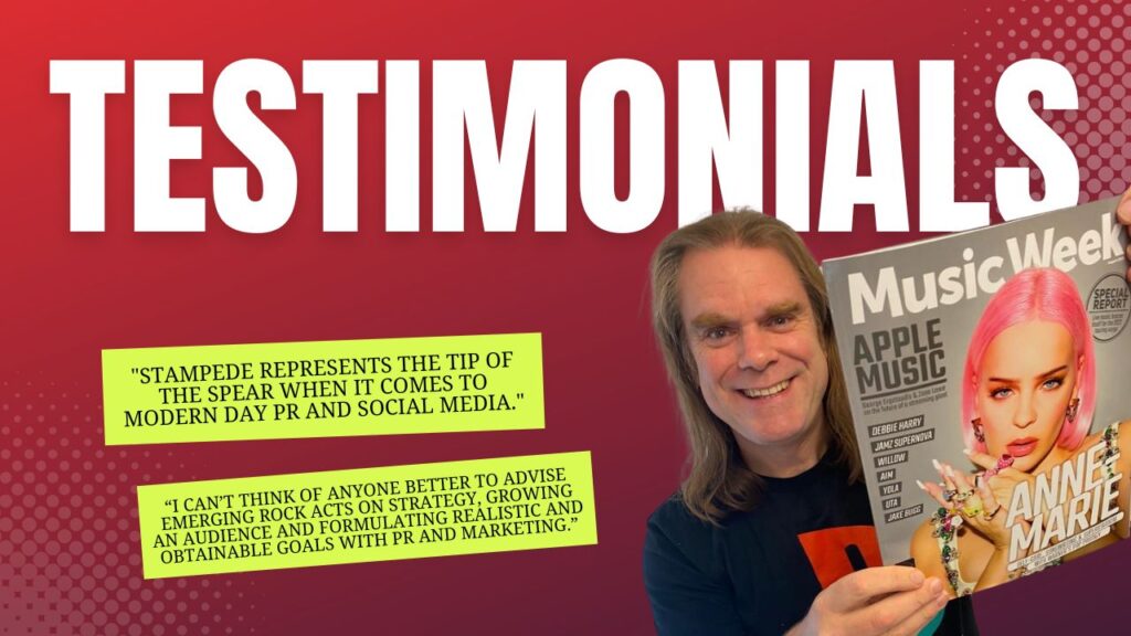 Music Promotion specialising in rock music marketing and metal music marketing