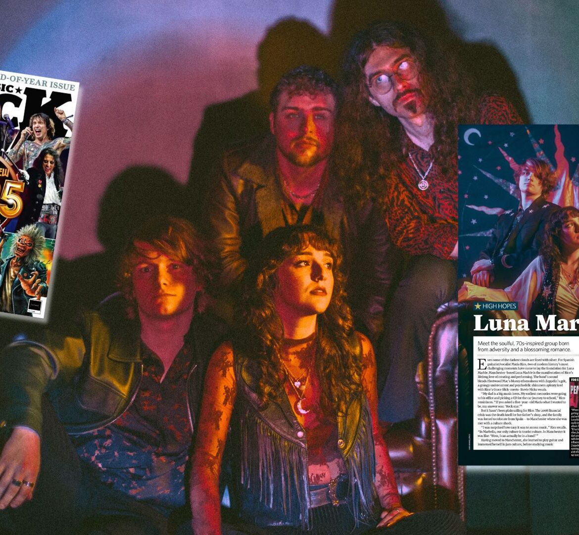 Luna Marble High Hopes feature in Classic Rock Magazine—Strategic PR results for rock and metal bands by Stampede Press