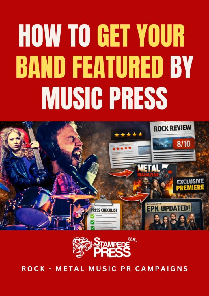 How to get a rock or metal band featured by music press with reviews, interviews and EP or album press coverage