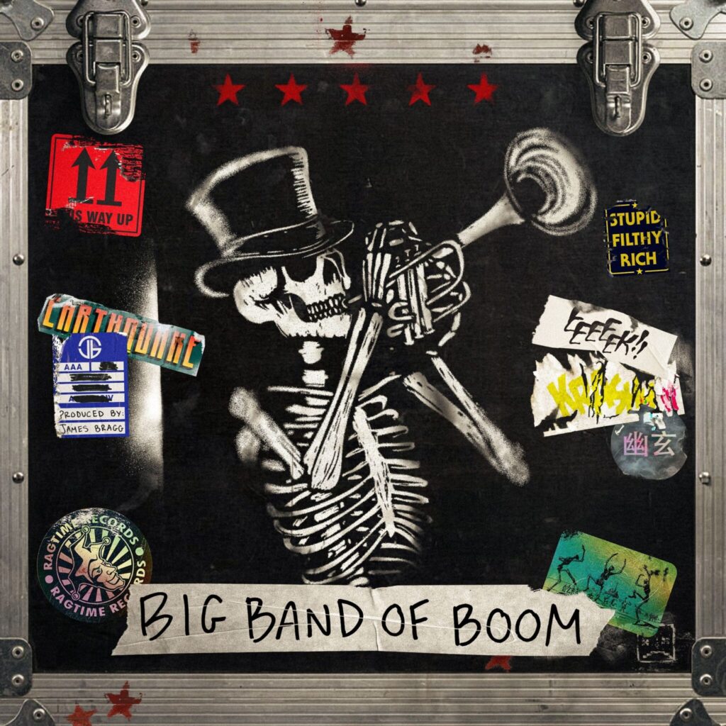 Big Band of Boom self titled debut album cover artwork released 13 March 2026 via Ragtime Records