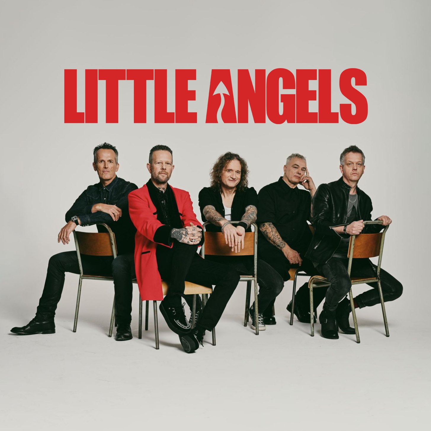 Little Angels original JAM line-up band photo UK rock band