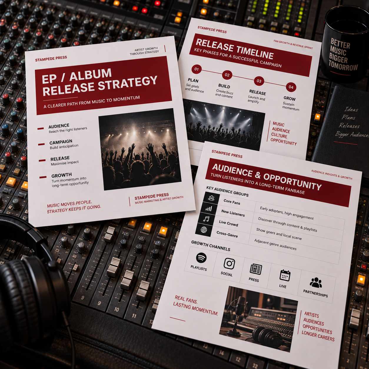 Example Stampede Press EP and Album Release Strategy Review